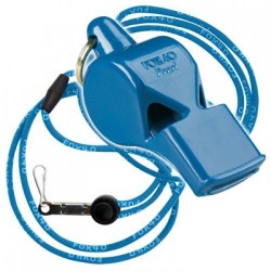 Fox 40 Pearl Safety Whistle with Lanyard Blue
